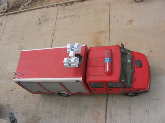 IVECO 95KW Emergency Rescue Fire Truck Mini 6 Wheeled For Firefighting