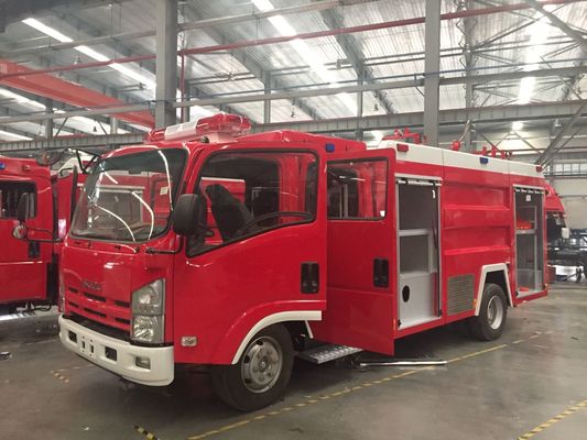 ISUZU 190HP Water Tank Fire Truck Mini 6 Wheel 4 Ton ISO9001 Certified