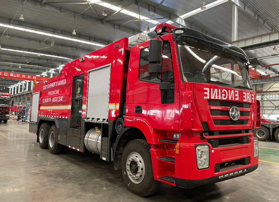 IVECO 290HP Fire Department Rescue Trucks 10 Wheeled 10000L Capacity