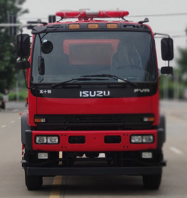 물 탱크 소방차 240HP 6는 10T 빨간색을 선회했습니다